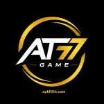 AT77 Game logo in modern gaming style