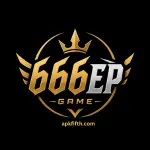 666EP Game logo with gold and silver text on a black background in a modern gaming style.