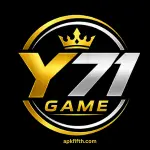 Y71 Game simple black brand style logo design